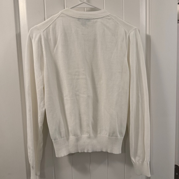 J.Crew White Button-Down Cardigan Crisp White Women’s Small - Picture 7 of 7